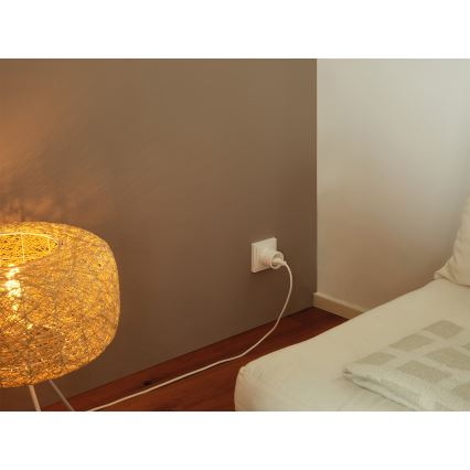 Osram - Set van 2 slimme stekkers SMART+ MATTER SCHUKO 2300W/230V/10A Wi‑Fi wit