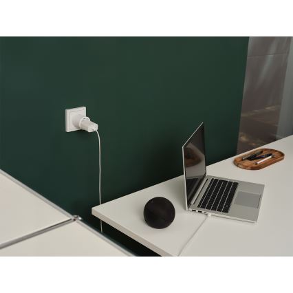 Osram - Set van 2 slimme stekkers SMART+ MATTER SCHUKO 2300W/230V/10A Wi‑Fi wit