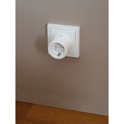 Osram - Set van 2 slimme stekkers SMART+ MATTER SCHUKO 2300W/230V/10A Wi‑Fi wit