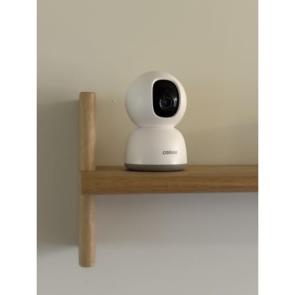 Osram - Slimme 360° binnencamera met SMART+ 2K-sensor, 230V, Wi-Fi