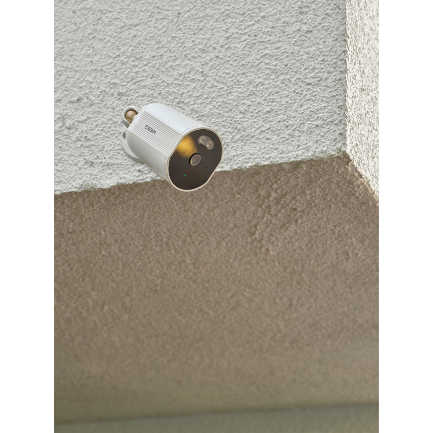 Osram - Slimme buitencamera met sensor 2K SMART+ 230V IP67 Wi-Fi