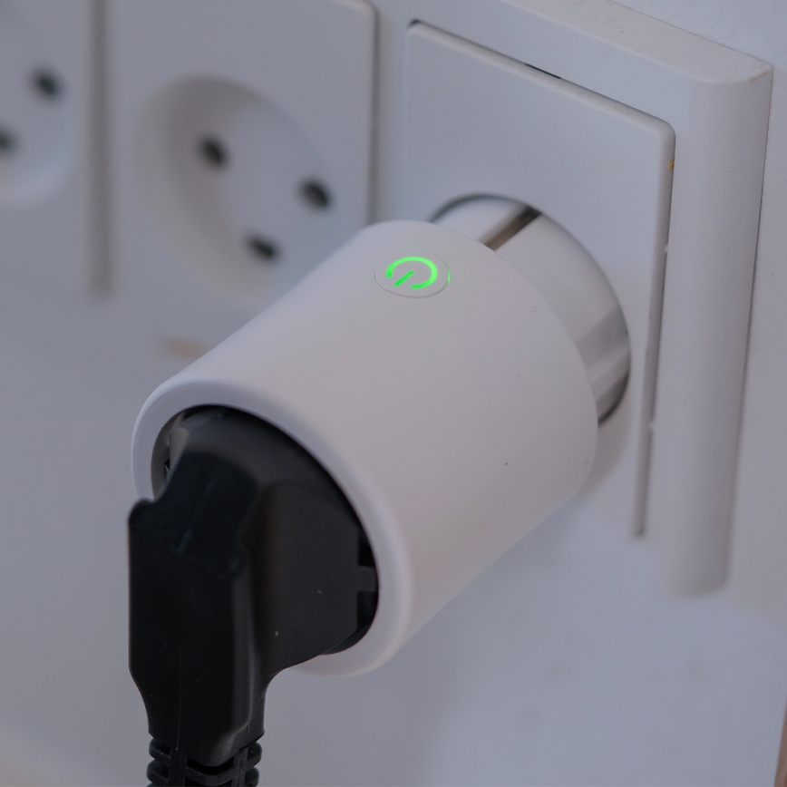 Osram - Slimme SMART+ MATTER SCHUKO-stekker 2300W/230V/10A Wi-Fi wit