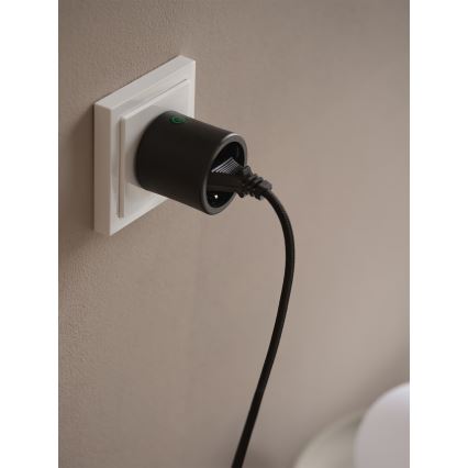 Osram - Slimme SMART+ SCHUKO-stekker 2300W/230V/10A, zwart