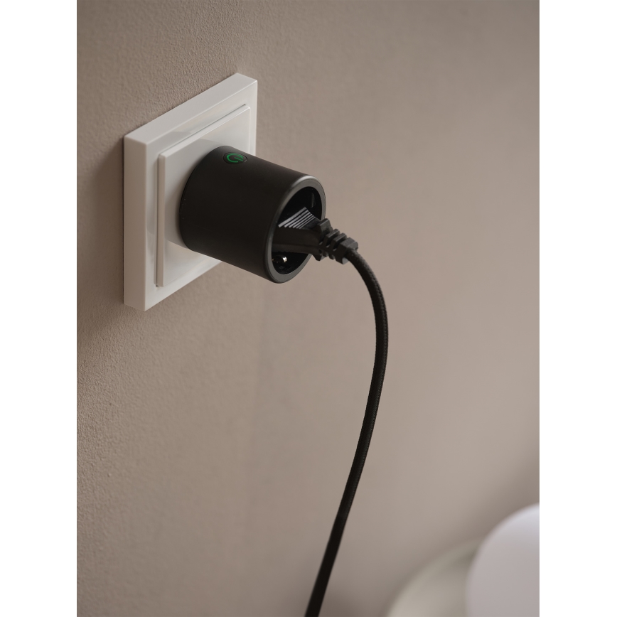 Osram - Slimme SMART+ SCHUKO-stekker 2300W/230V/10A, zwart