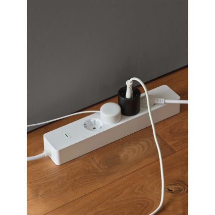 Osram - Slimme stekker SMART+ MATTER SCHUKO 2300W/230V/10A Wi-Fi zwart
