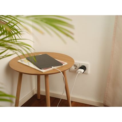 Osram - Slimme stekker SMART+ MATTER SCHUKO 2300W/230V/10A Wi-Fi zwart