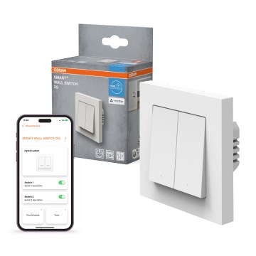Osram - SMART+ MATTER 2-knops schakelaar 230V Wi-Fi