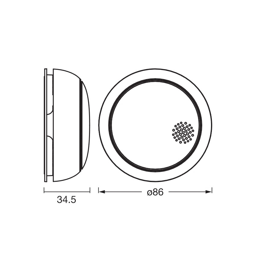 Osram - SMART+ rookmelder 3V Wi‑Fi 1400 mAh