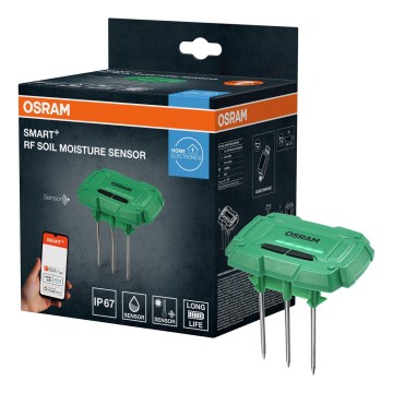 Osram - SMART+ sensor voor bodemvochtigheid en temperatuur, 3x AAA, IP67, Wi-Fi