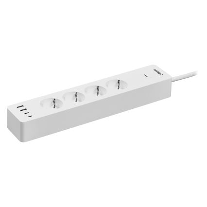 Osram - SMART+ verlengkabel 4Z type F + 2xUSB-A + 2xUSB-C Wi-Fi