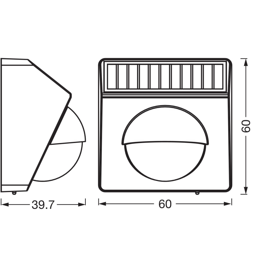 Osram - SMART+ zonne-gevoede bewegingssensor voor buiten 3,7V wit IP65 Wi‑Fi 800 mAh