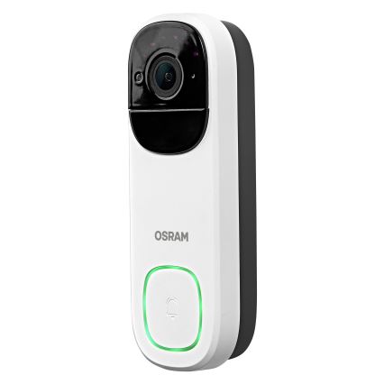 Osram - Sonnette vidéo intelligente SMART+ avec capteur 2K, 230 V, IP66, Wi‑Fi