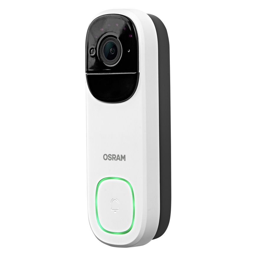 Osram - Sonnette vidéo intelligente SMART+ avec capteur 2K, 230 V, IP66, Wi‑Fi