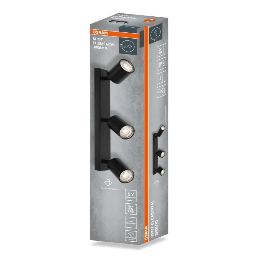 Osram - Spot ELEMENTAL 3xGU10/6W/230V
