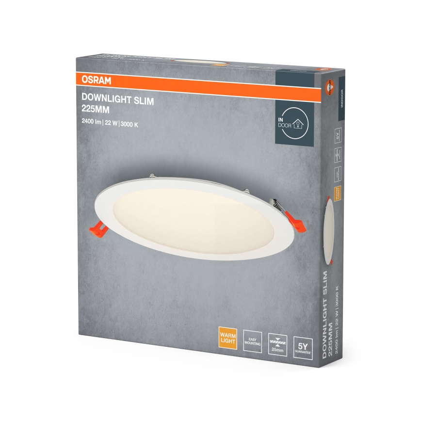 Osram - Spot encastrable SLIM LED/22W/230V 3000K