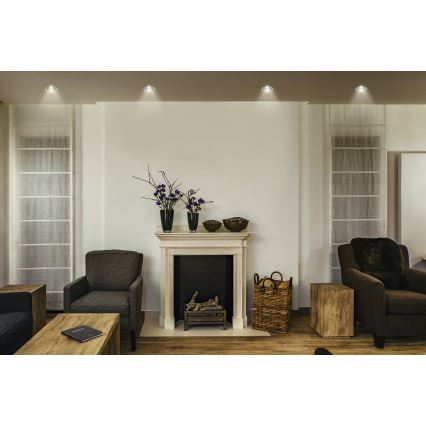 Osram - Spot encastrable SPOT TWIST LED/5W/230V 3000K Ø 7 cm blanc/noir