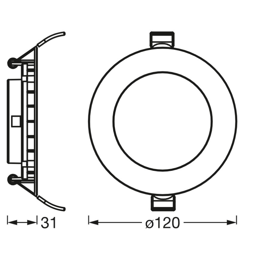 Osram - Spot encastré LED SLIM LED/8W/230V 3000K