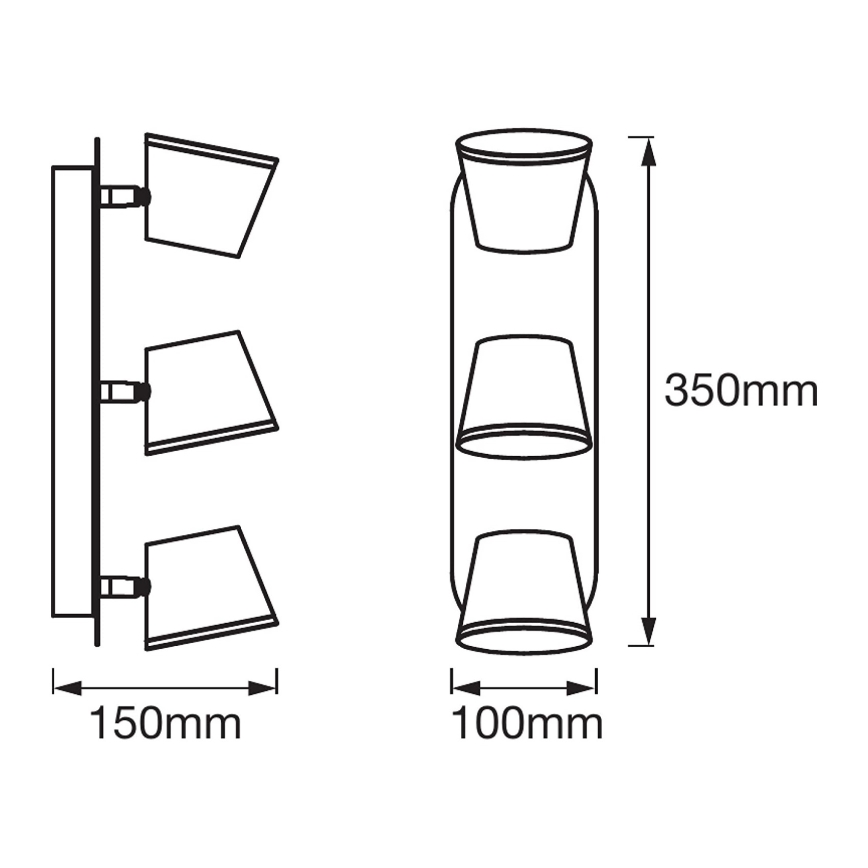 Osram - Spot LED pour salle de bains SPOT 3xLED/7W/230V IP44 3000/4000K