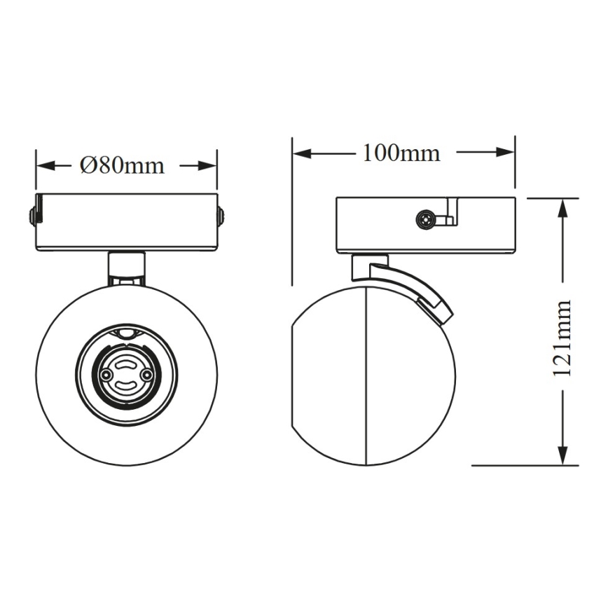 Osram - Spot SPHERAL 1xGU10/6W/230V blanc