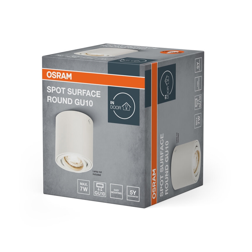 Osram - Spotarmatuur SPOT 1xGU10/7W/230V wit