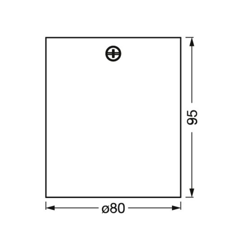 Osram - Spotarmatuur SPOT 1xGU10/7W/230V wit