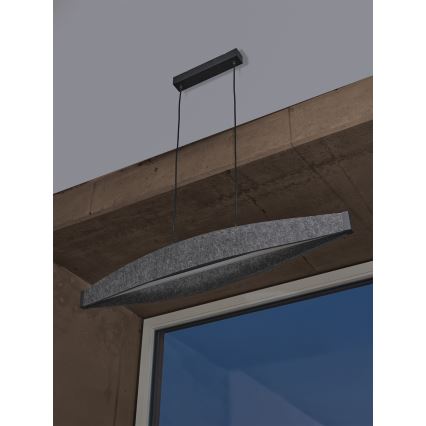 Osram - Suspension LED à câble DECOR FLAT LED/23W/230V gris