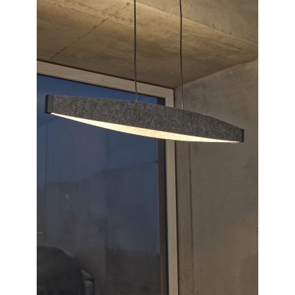 Osram - Suspension LED à câble DECOR FLAT LED/23W/230V gris