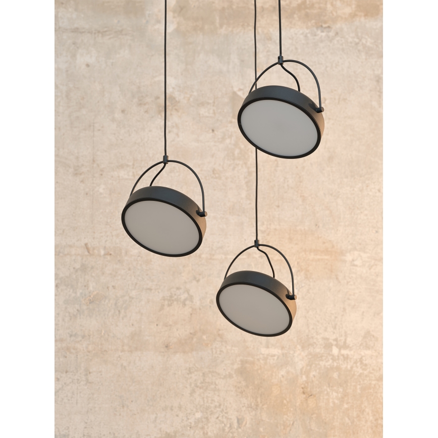 Osram - Suspension LED sur câble DECOR PUCK 3xLED/12W/230V CRI 90 noir