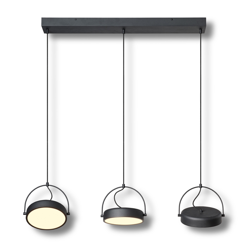 Osram - Suspension LED sur câble DECOR PUCK 3xLED/12W/230V IRC 90 noire