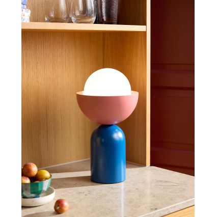 Osram - Tafellamp DECOR BOWL 1xE14/25W/230V blauw/roze