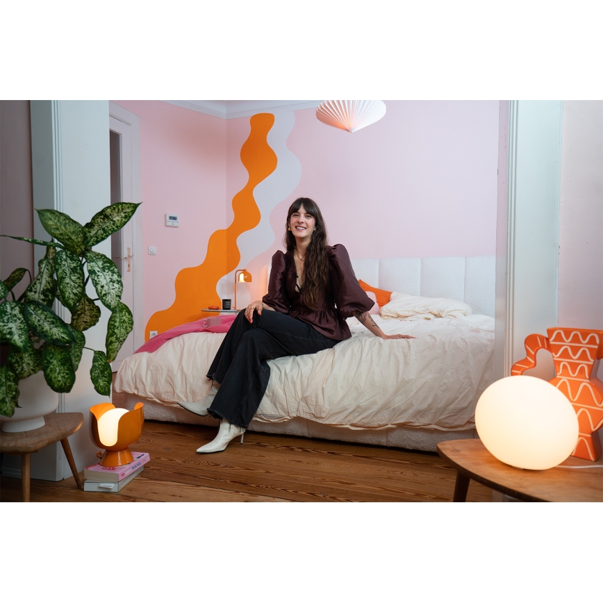 Osram - Tafellamp DECOR COROLLE 1xG9/20W/230V oranje