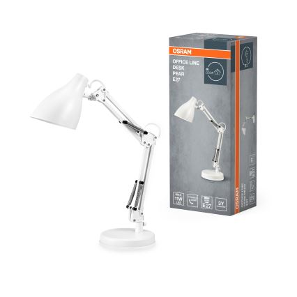 Osram - Tafellamp DESK LINE 1xE27/11W/230V wit