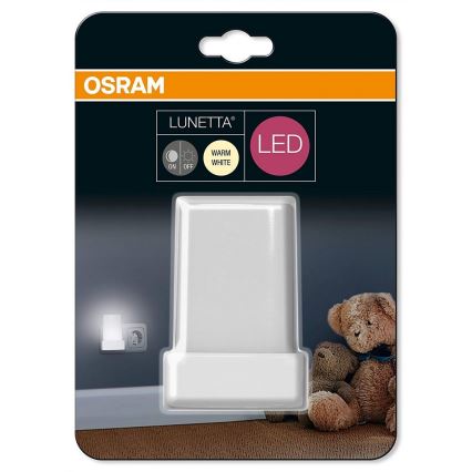 Osram - Veilleuse avec détecteur LUNETTA LED/0,28W/230V