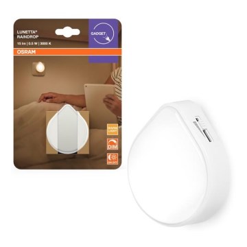 Osram - Veilleuse d'orientation à brancher LUNETTA LED, à intensité variable, 0,5 W / 230 V