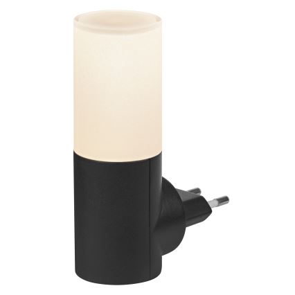 Osram - Veilleuse LED à détecteur crépusculaire LUNETTA LED/0,2W/230V noire