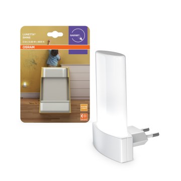 Osram - Veilleuse LED avec capteur LUNETTA LED/0,28W/230V 3000K