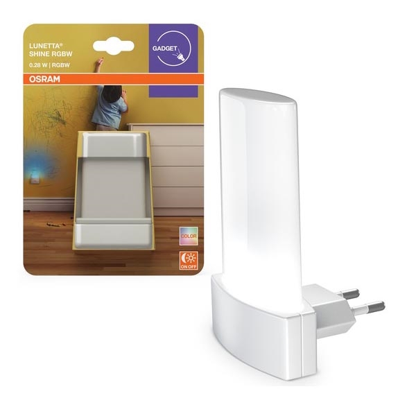 Osram - Veilleuse LED RGBW avec capteur LUNETTA, 0,28 W, 230 V