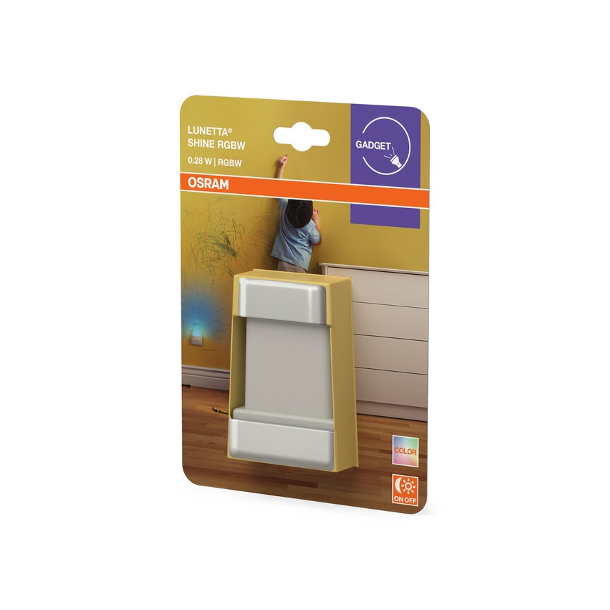 Osram - Veilleuse LED RGBW avec capteur LUNETTA, 0,28 W, 230 V