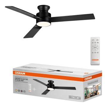 Osram - Ventilateur de plafond LED dimmable BLADE LED/18W/230V 3000/4000/6000K + télécommande