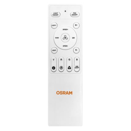 Osram - Ventilateur de plafond dimmable LED RVB NORDES LED/18W/230V 3000-6500K + télécommande