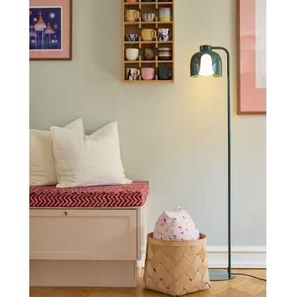 Osram - Vloerlamp DECOR COROLLE 1xE27/15W/230V groen