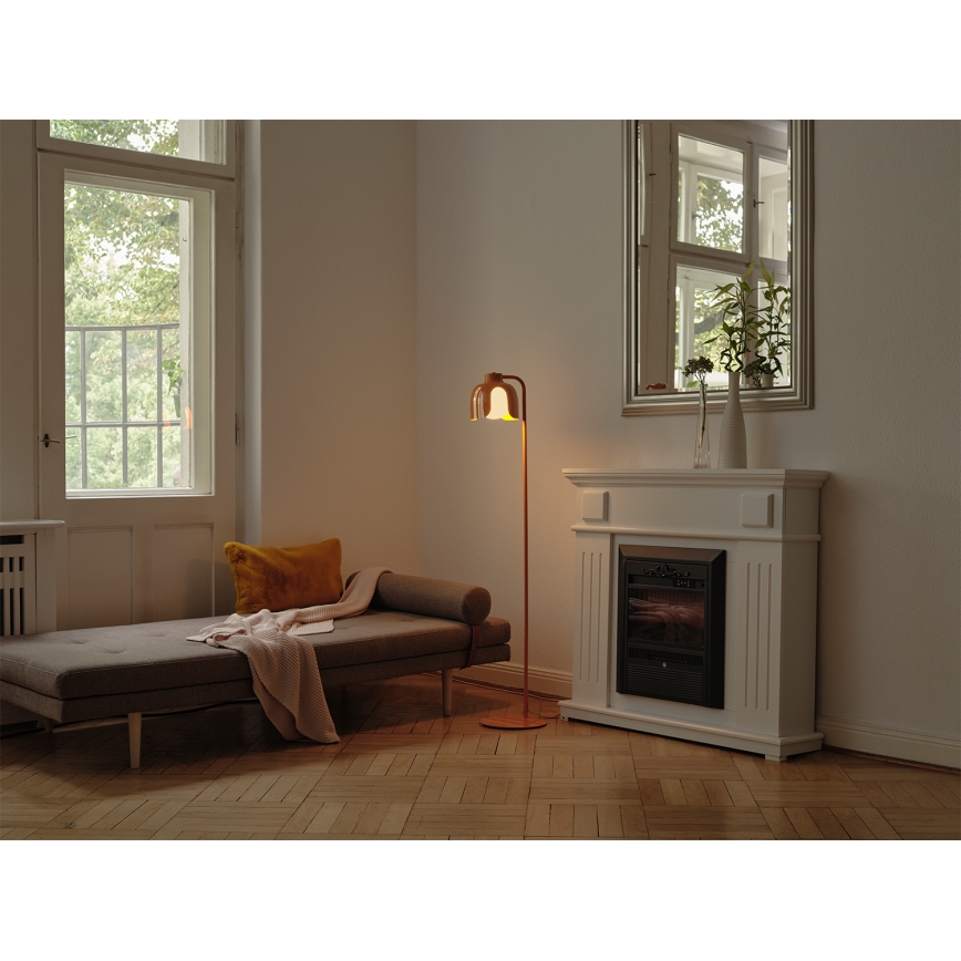 Osram - vloerlamp DECOR COROLLE 1xE27/15W/230V oranje