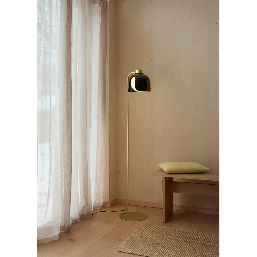 Osram - Vloerlamp DECOR COROLLE 1xE27/15W/230V zwart/goud