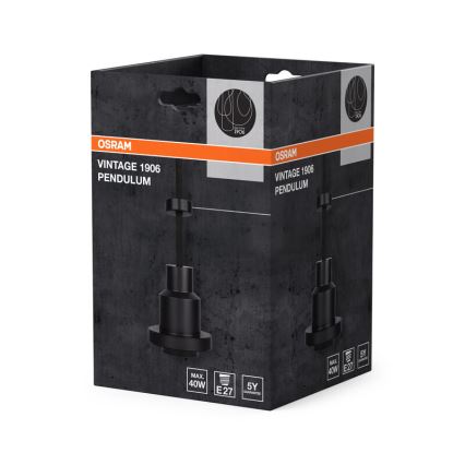 Osram - Voedingskabel PENDULUM 1xE27/40W/230V zwart