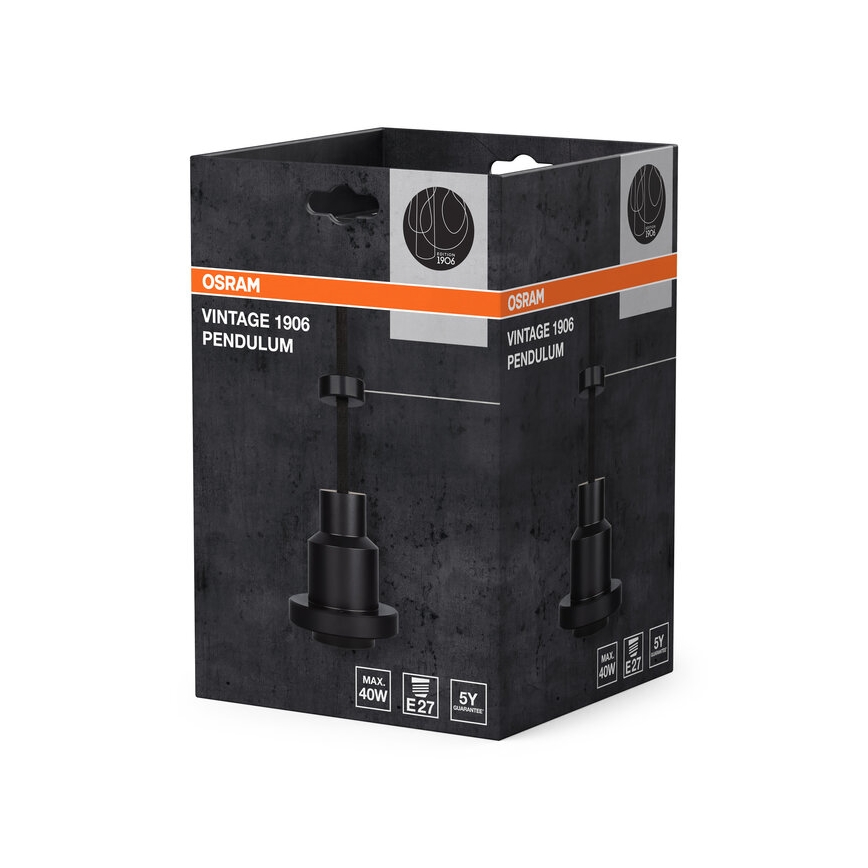 Osram - Voedingskabel PENDULUM 1xE27/40W/230V zwart