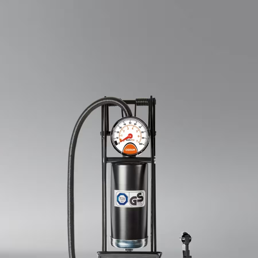 Osram - Voetpomp met manometer TYREINFLATE 10 ESSENTIAL OFP10ESN