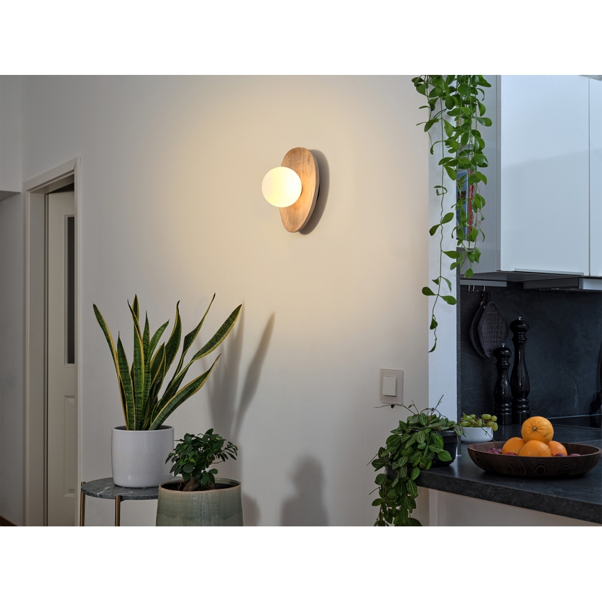 Osram - Wandlamp WOOD NEST 1xG9/5W/230V van rubberhout