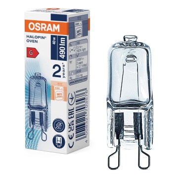 Ovenlamp HALOPIN G9/40W/230V 2700K - Osram