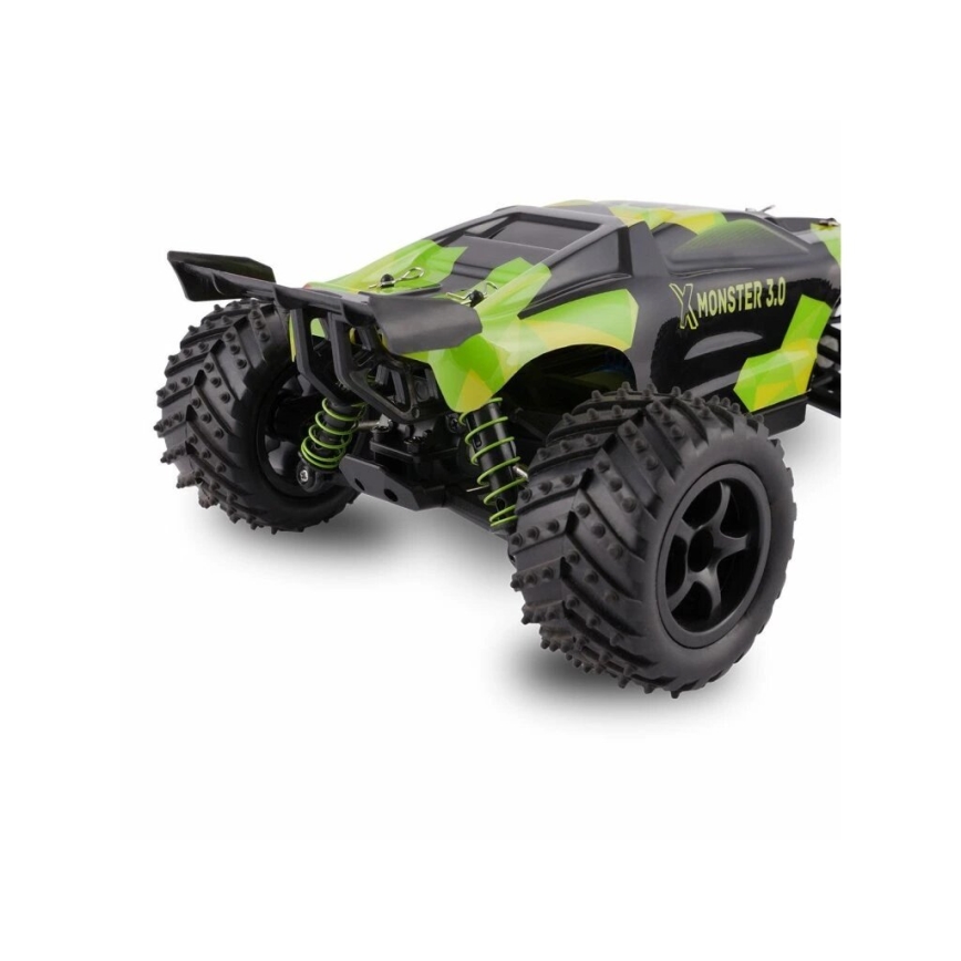 Overmax - RC-auto met afstandsbediening X-MONSTER 3.0 1700 mAh Zwart/Groen