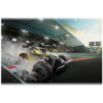 Overmax - RC-auto met afstandsbediening X-RALLY 2.0 1200 mAh Zwart/Geel